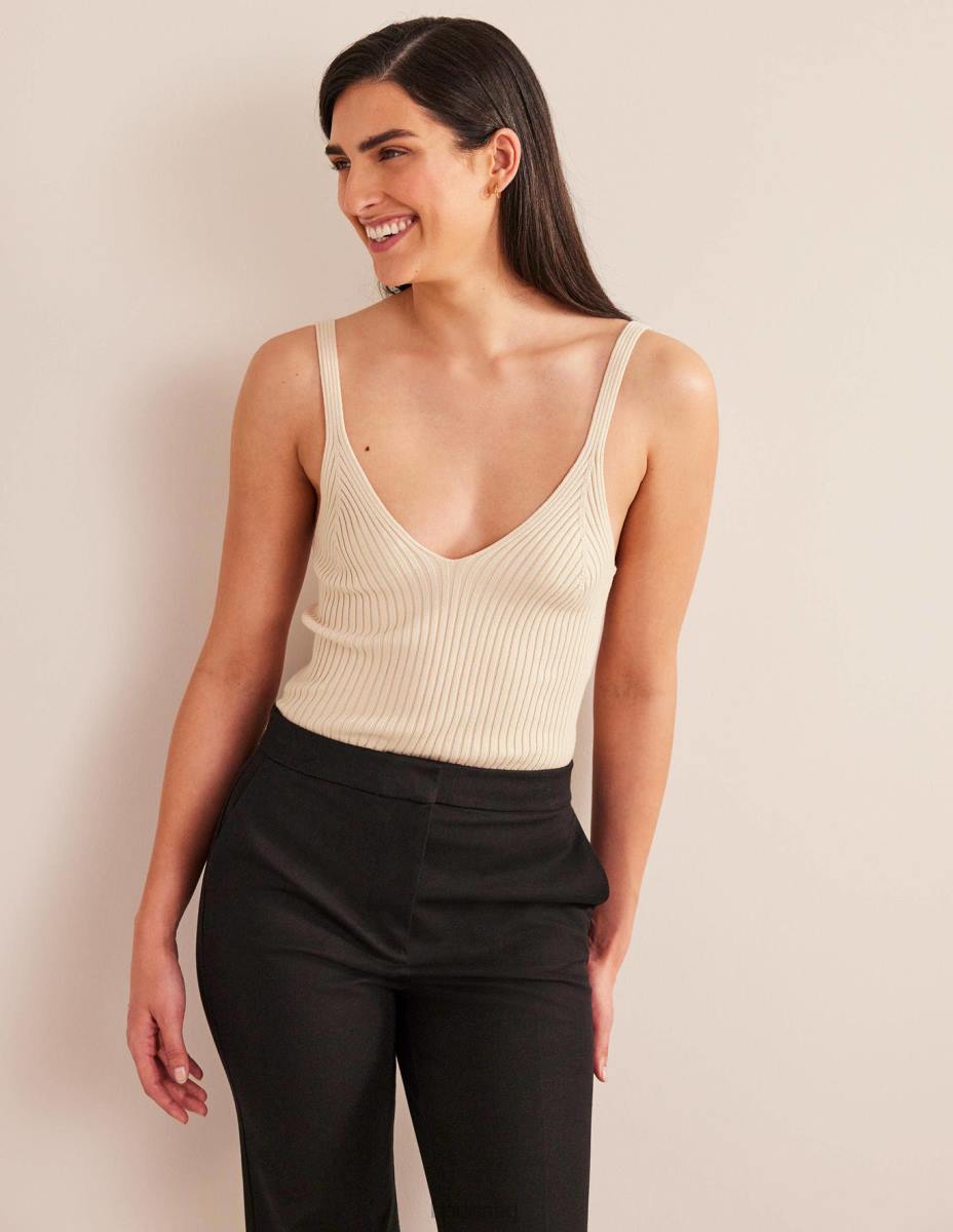 облекло Boden жилетка с оребрено горнище въже Жени LL682075