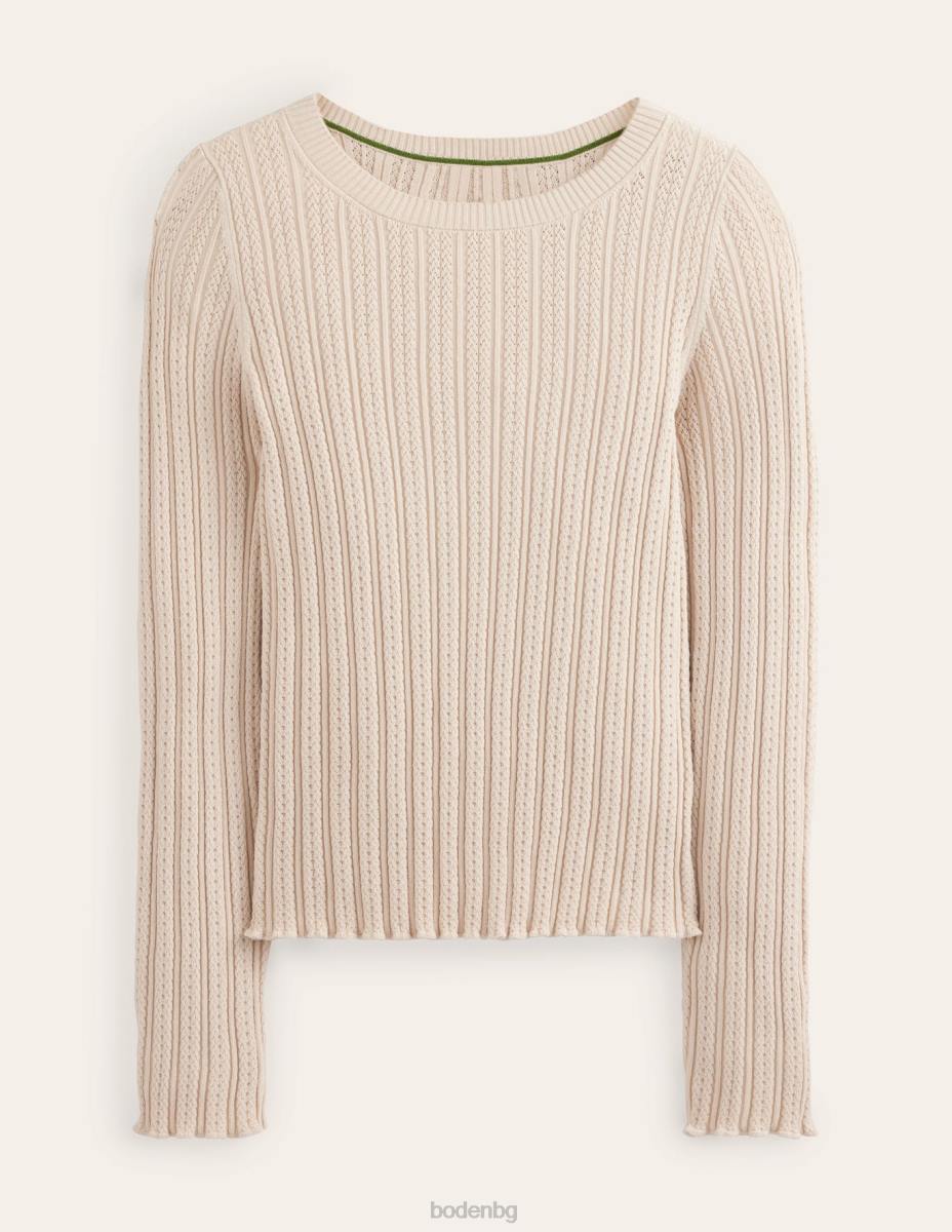 облекло Boden оребрена върха въже Жени LL682108