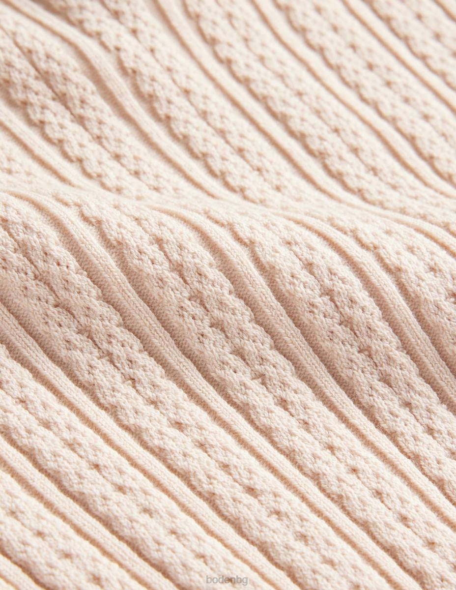 облекло Boden оребрена върха въже Жени LL682108