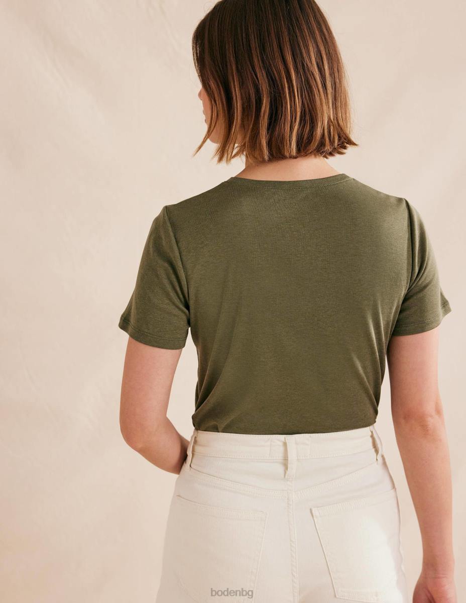 облекло Boden мека тениска смърч Жени LL682178