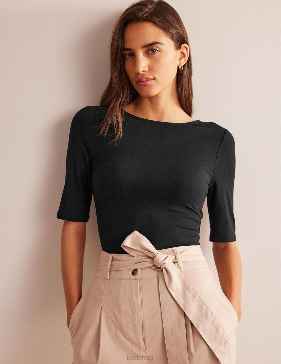 облекло Boden горна част от трико черен Жени LL682182