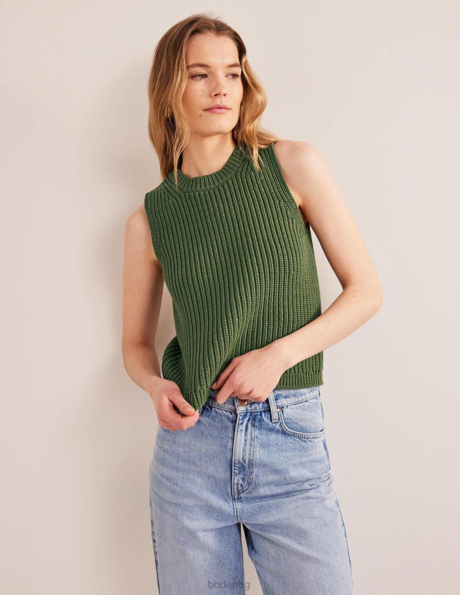 облекло Boden масивен оребрен резервоар смърч Жени LL682233