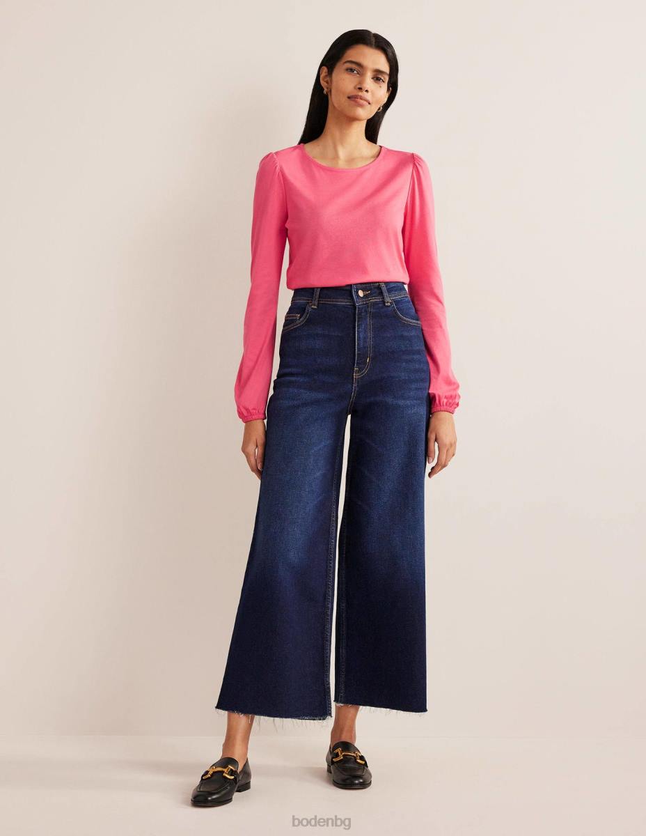 облекло Boden супермеко горнище с дълъг ръкав корал Жени LL682236