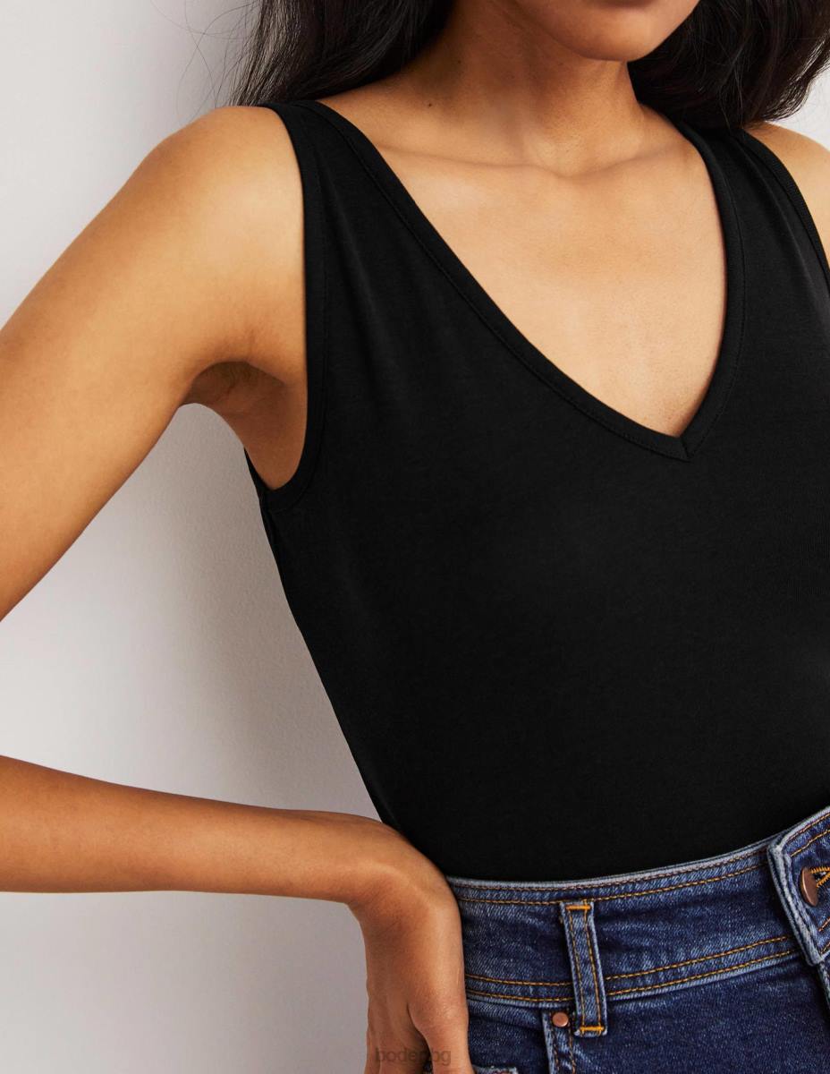 облекло Boden мека жилетка черен Жени LL682245