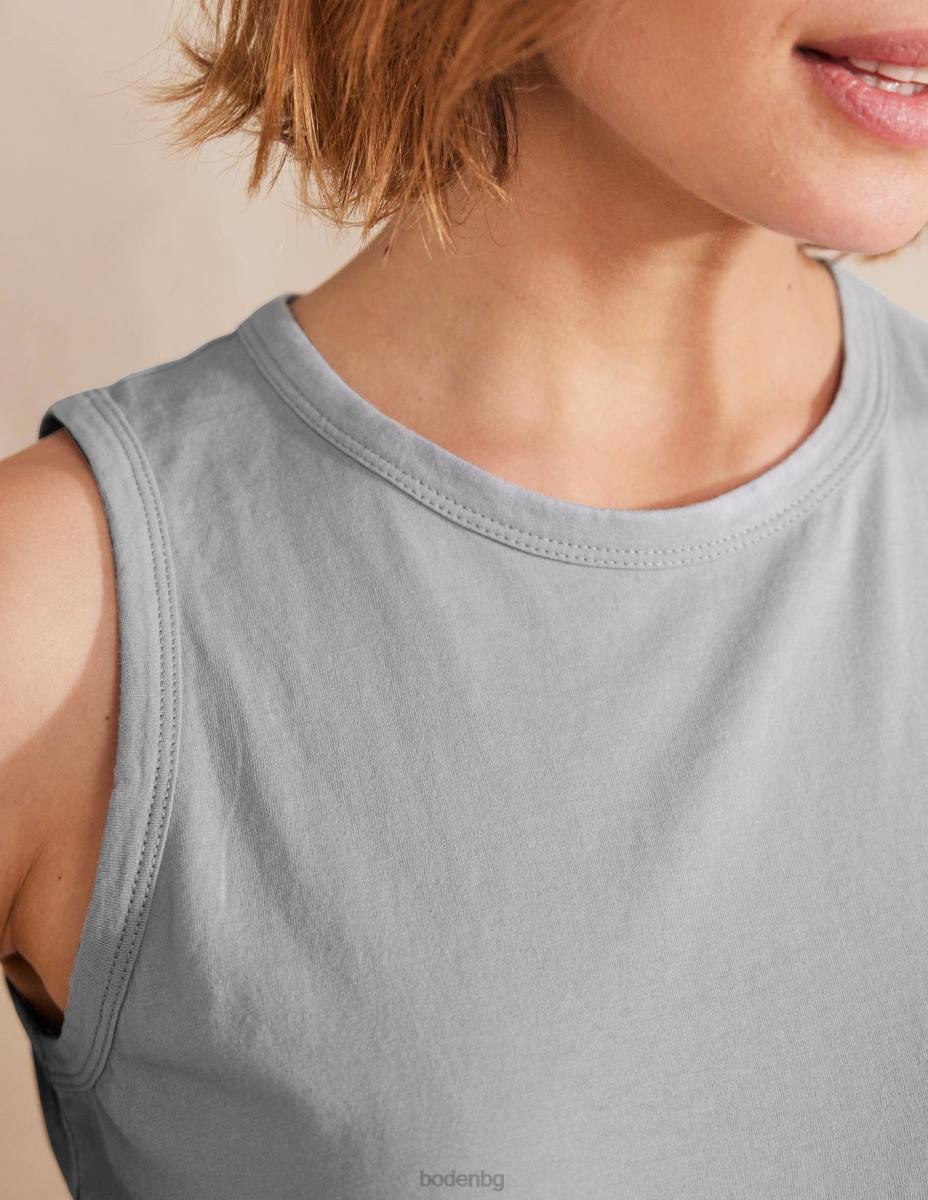 облекло Boden изрязана жилетка от чист памук кариера Жени LL682260