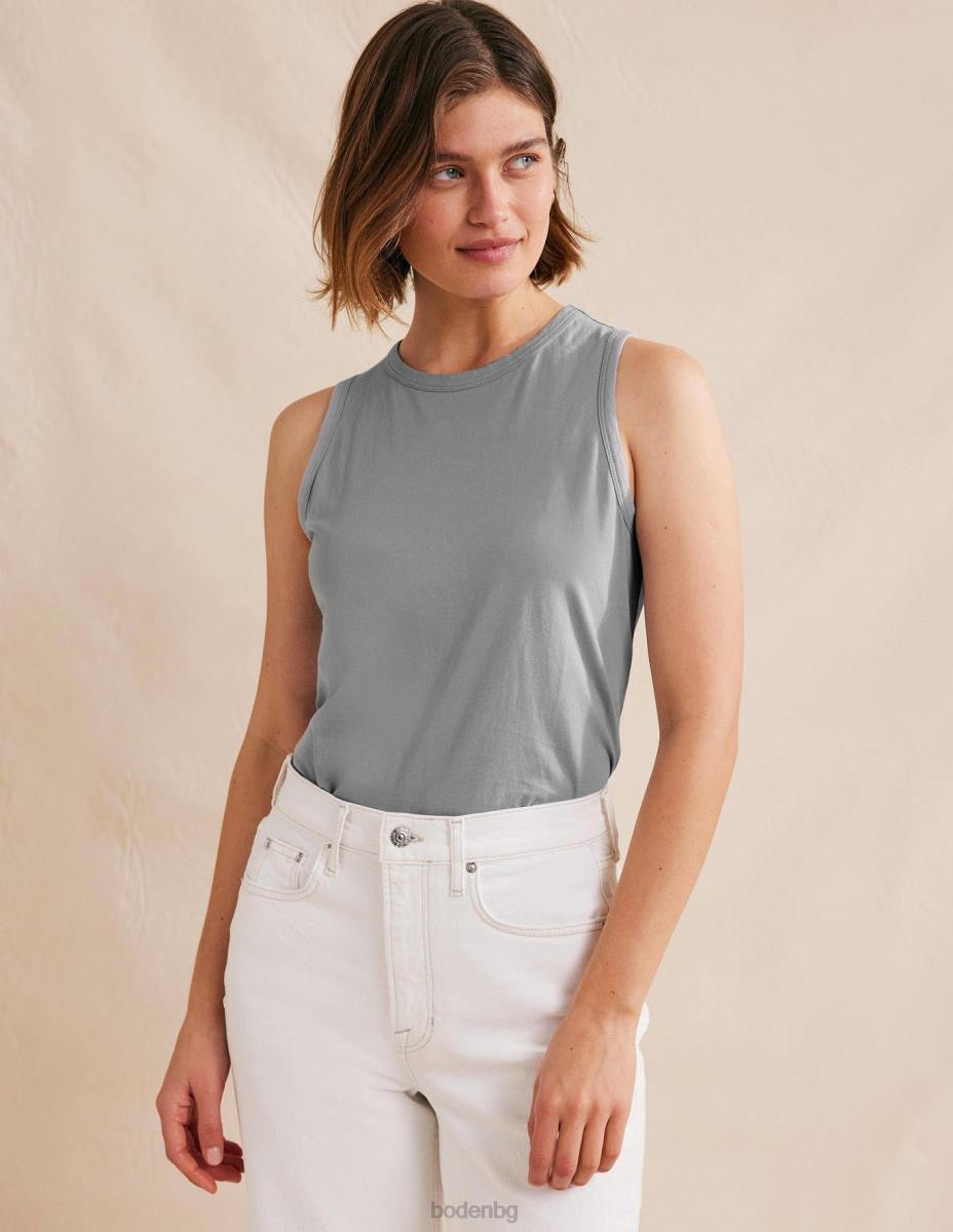 облекло Boden изрязана жилетка от чист памук кариера Жени LL682260