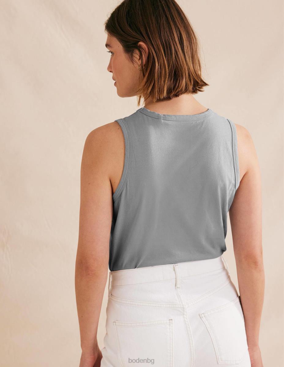 облекло Boden изрязана жилетка от чист памук кариера Жени LL682260