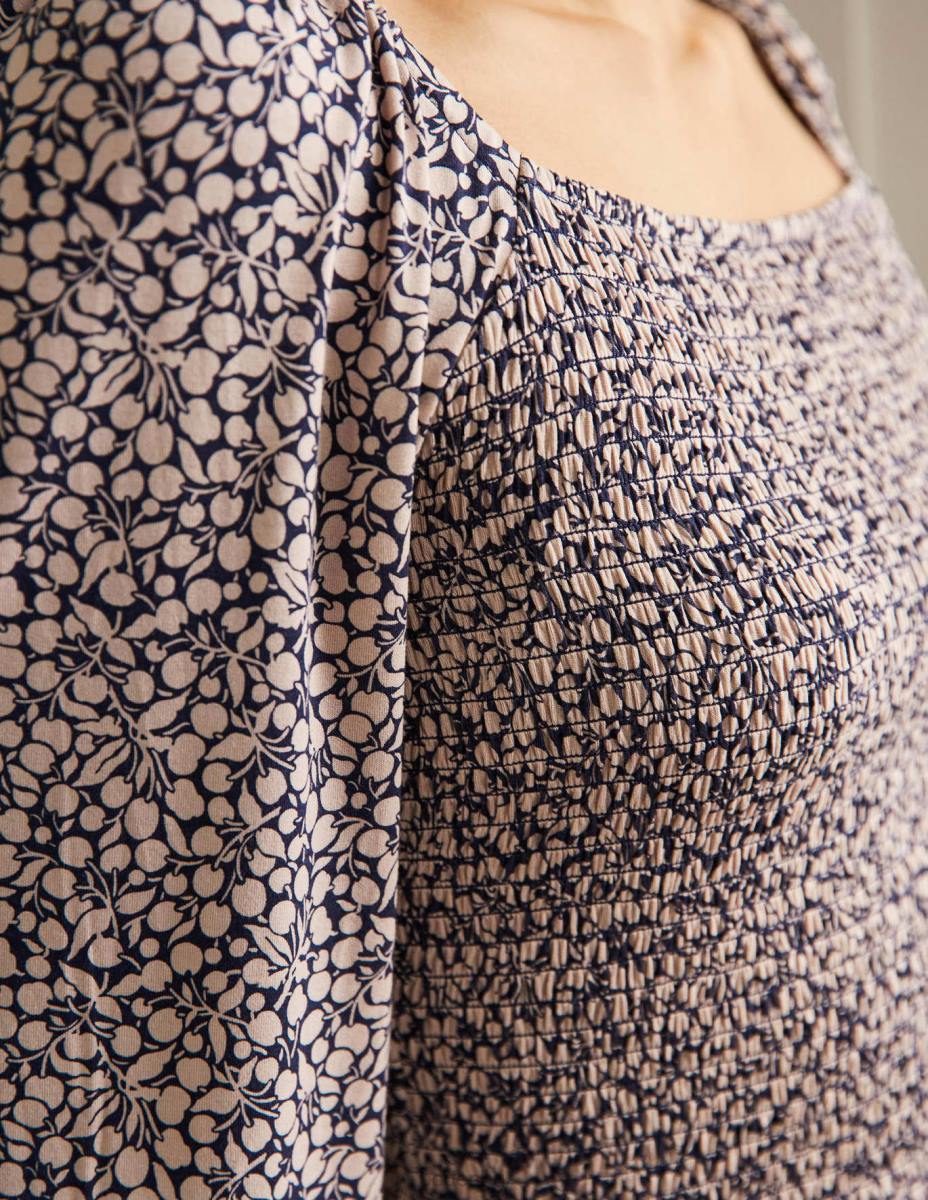 облекло Boden пушено елече блузон млечен шейк и клонче от флора Жени LL682415