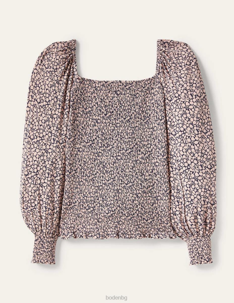 облекло Boden пушено елече блузон млечен шейк и клонче от флора Жени LL682415