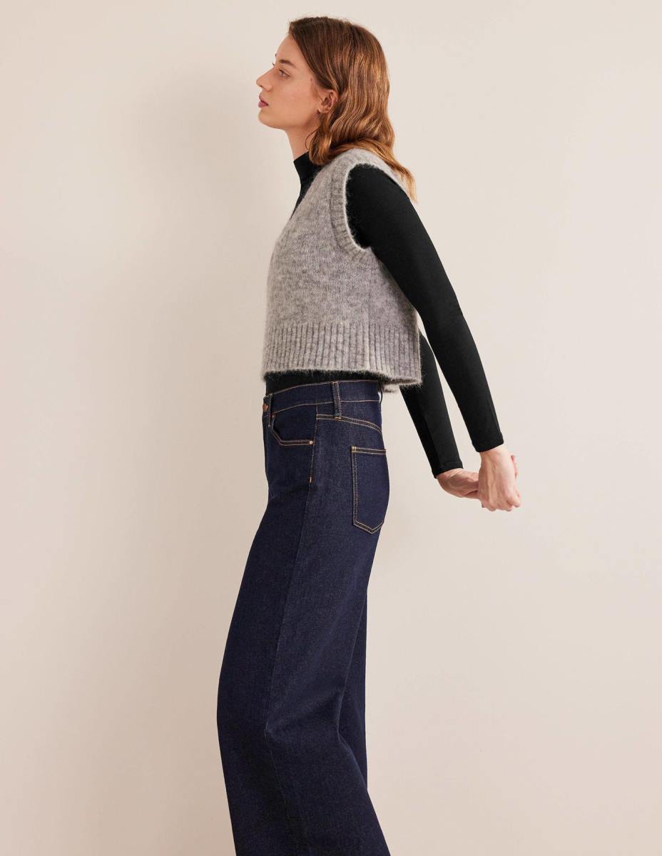 облекло Boden трико с високо деколте черен Жени LL682438