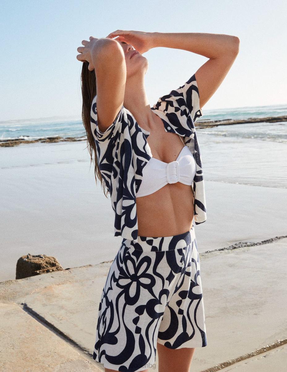 облекло Boden горна част с бандо с катарама бяло Жени LL682488