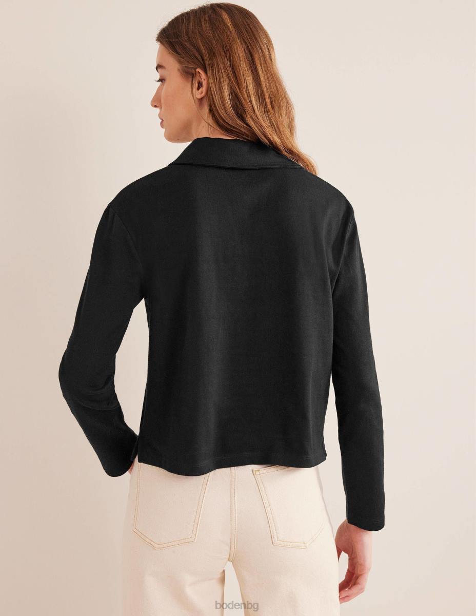облекло Boden врязана яка ивица отгоре черен Жени LL682531