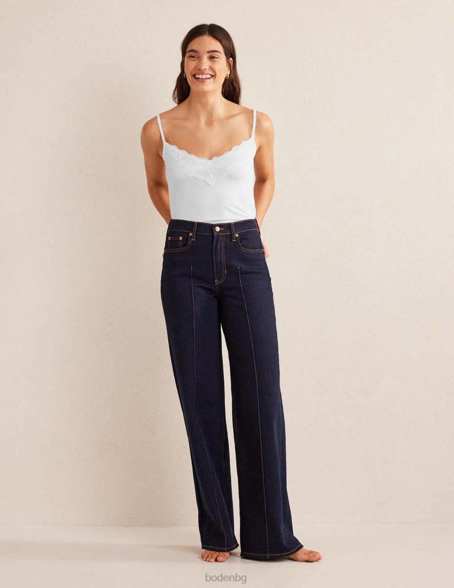 облекло Boden дантелен ками топ бяло Жени LL682556