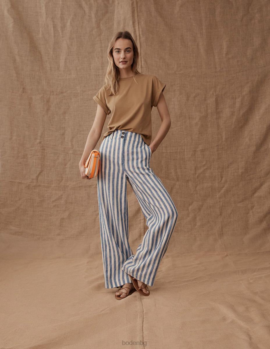 облекло Boden обърната назад тениска камила Жени LL682572