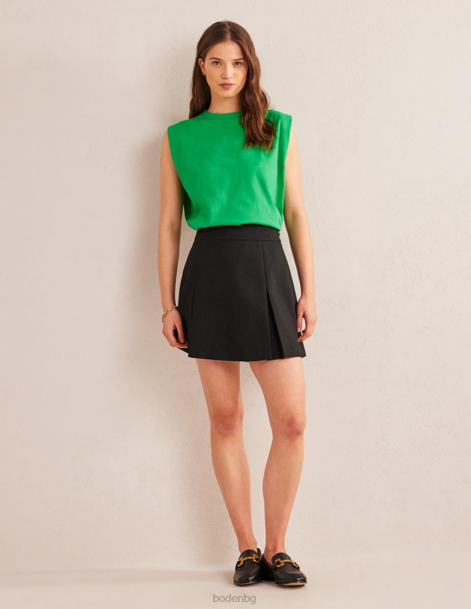 облекло Boden перфектно памучно горнище без ръкави зелена пчела Жени LL682585