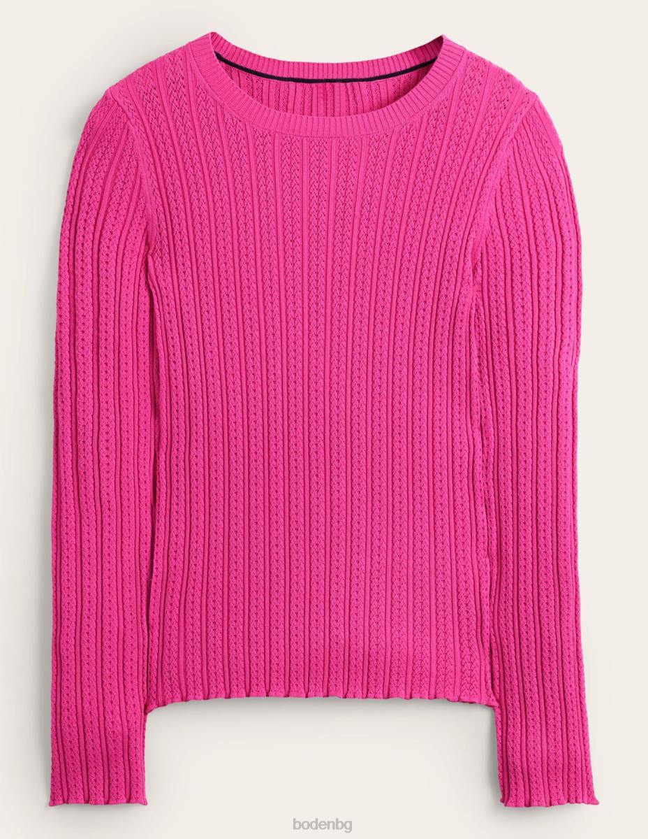 облекло Boden оребрена върха fuschia fedora Жени LL682073