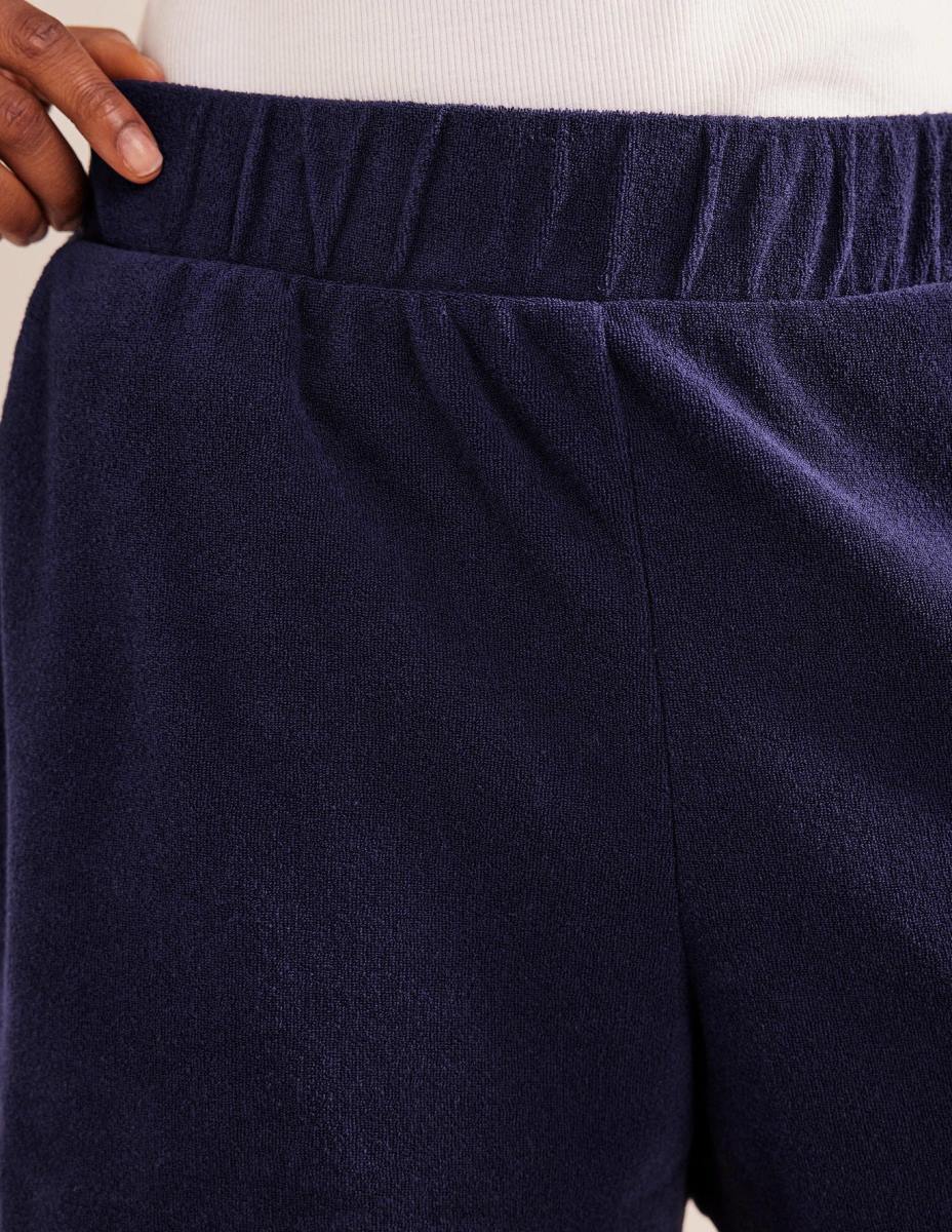 облекло Boden хавлиени шорти пруско синьо Жени LL681445