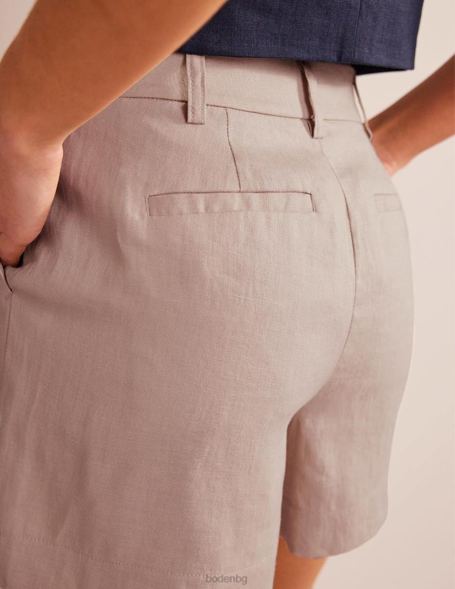 облекло Boden разкроени ленени шорти въже Жени LL681564