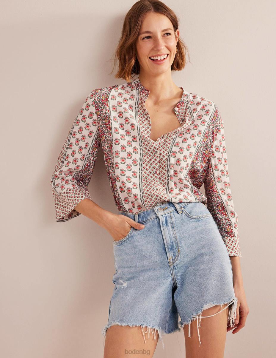 облекло Boden дънкови бермуди лека реколта Жени LL681620