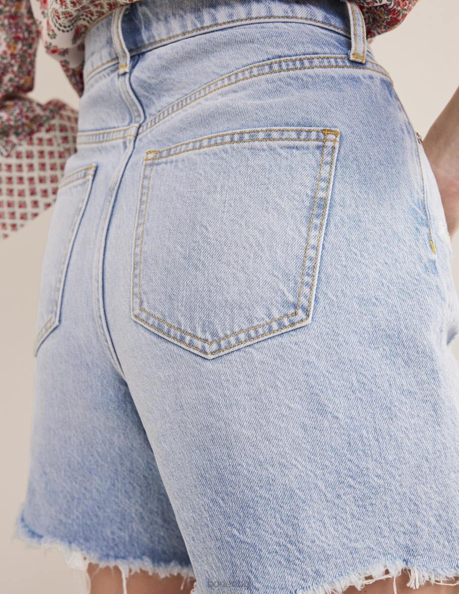 облекло Boden дънкови бермуди лека реколта Жени LL681620