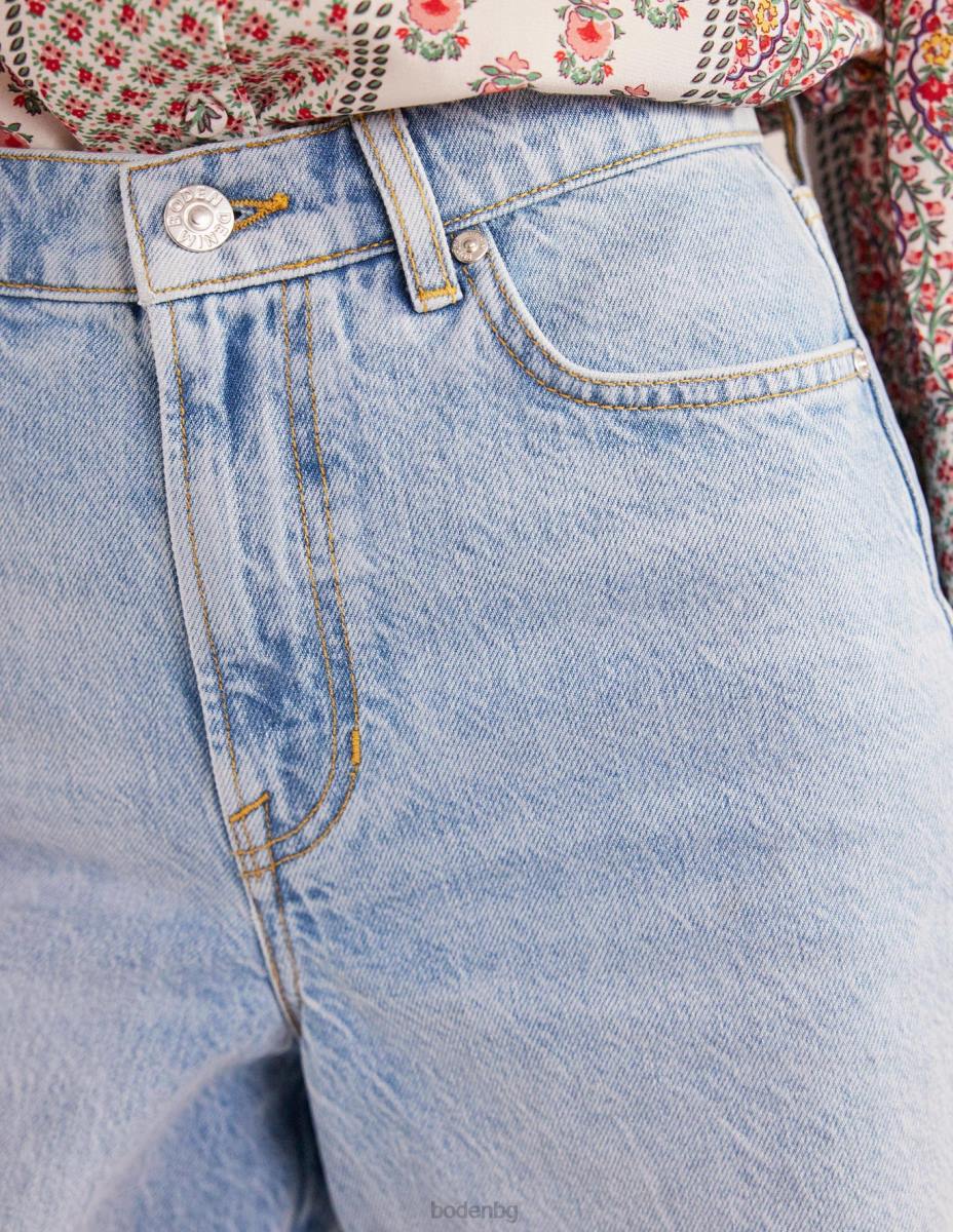 облекло Boden дънкови бермуди лека реколта Жени LL681620