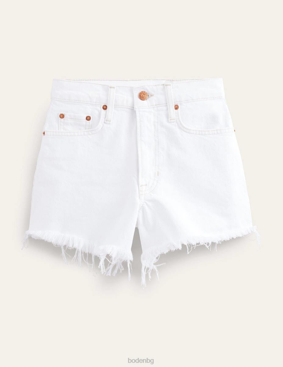 облекло Boden твърди плажни шорти екрю Жени LL68610