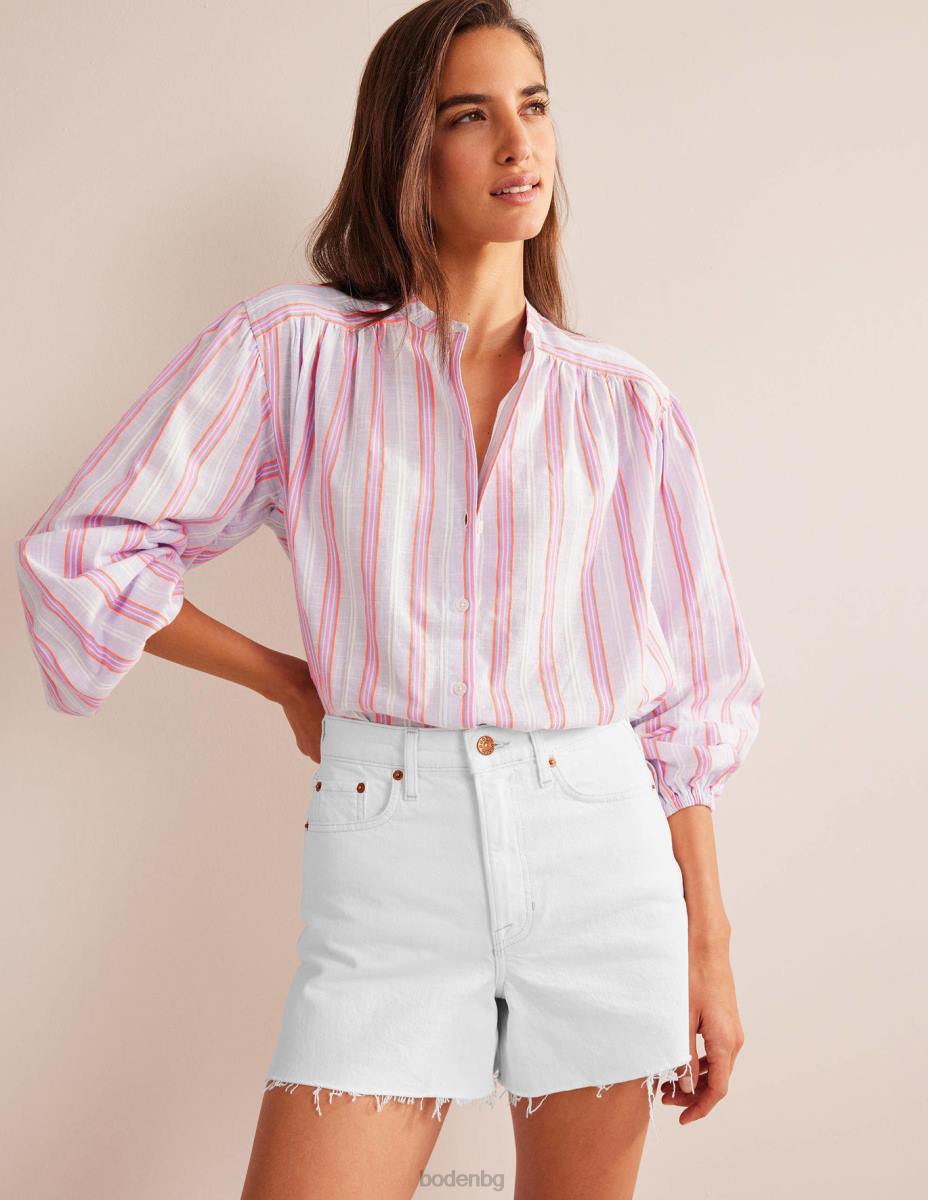 облекло Boden дънкови къси панталони с а-силует бяло Жени LL68611