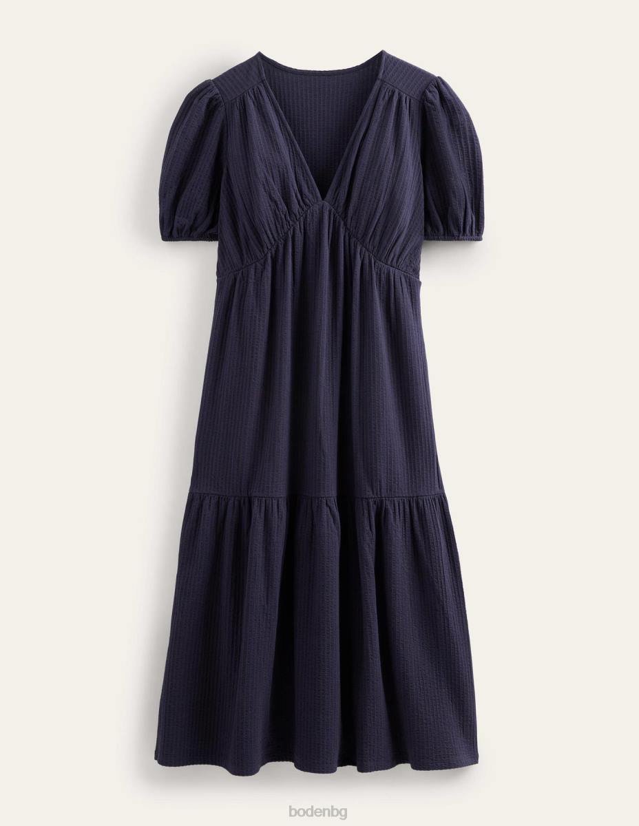 облекло Boden миди рокля от трико военноморски флот Жени LL681024