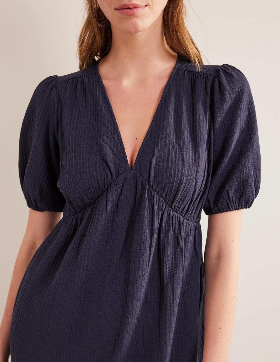 облекло Boden миди рокля от трико военноморски флот Жени LL681024