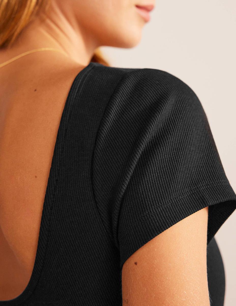 облекло Boden мини рокля от трико с долна част на гърба черен Жени LL681029