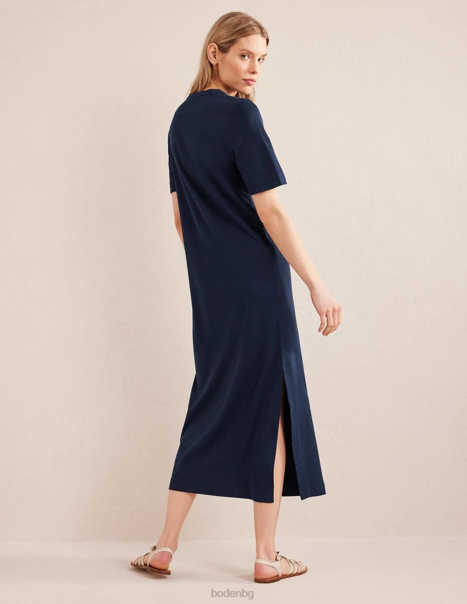 облекло Boden миди тениска от трико военноморски флот Жени LL681125