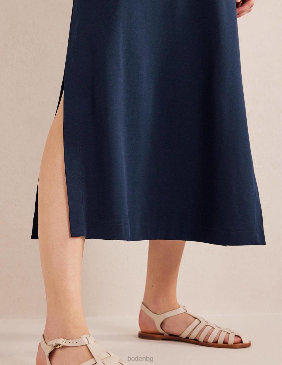 облекло Boden миди тениска от трико военноморски флот Жени LL681125