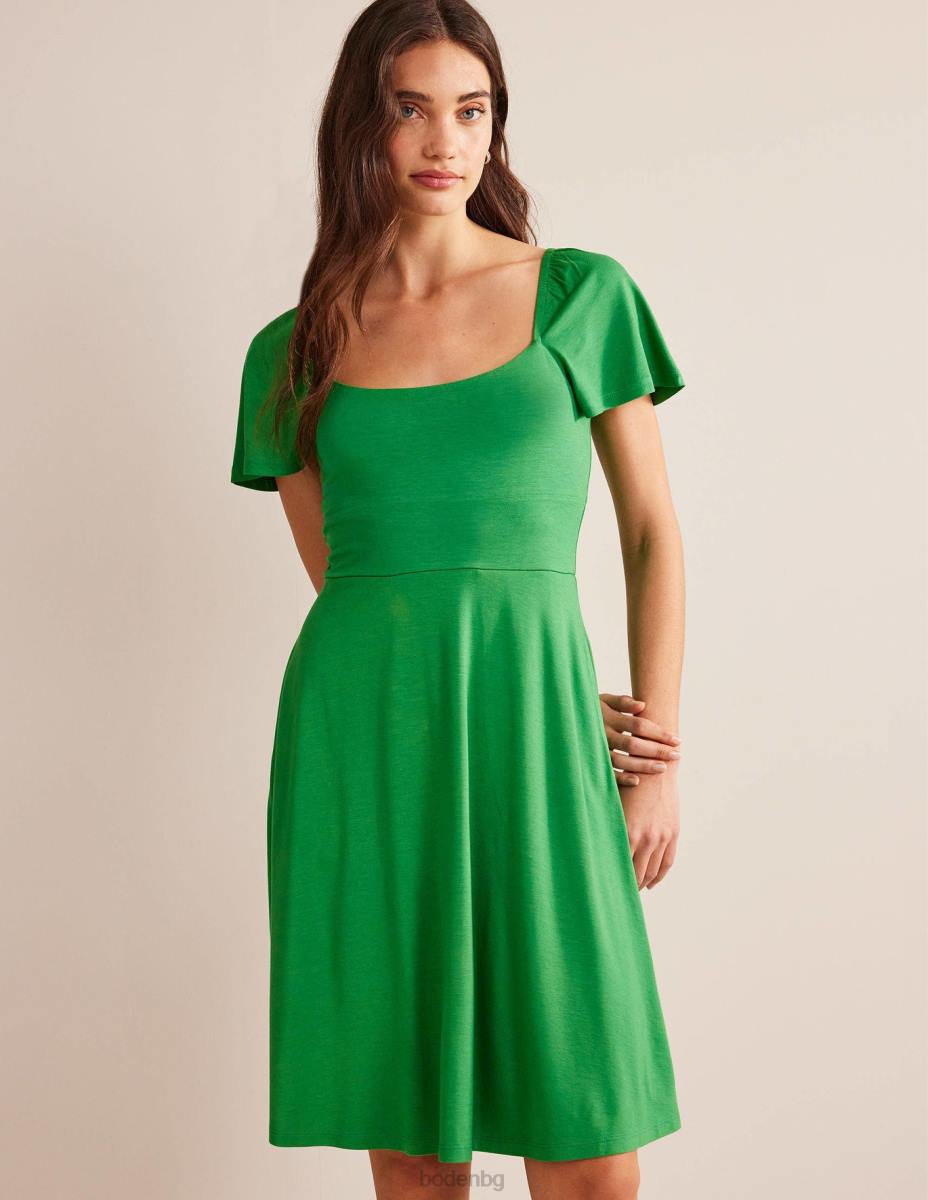 облекло Boden мини рокля от трико с квадратно деколте хълмисти възвишения Жени LL681136