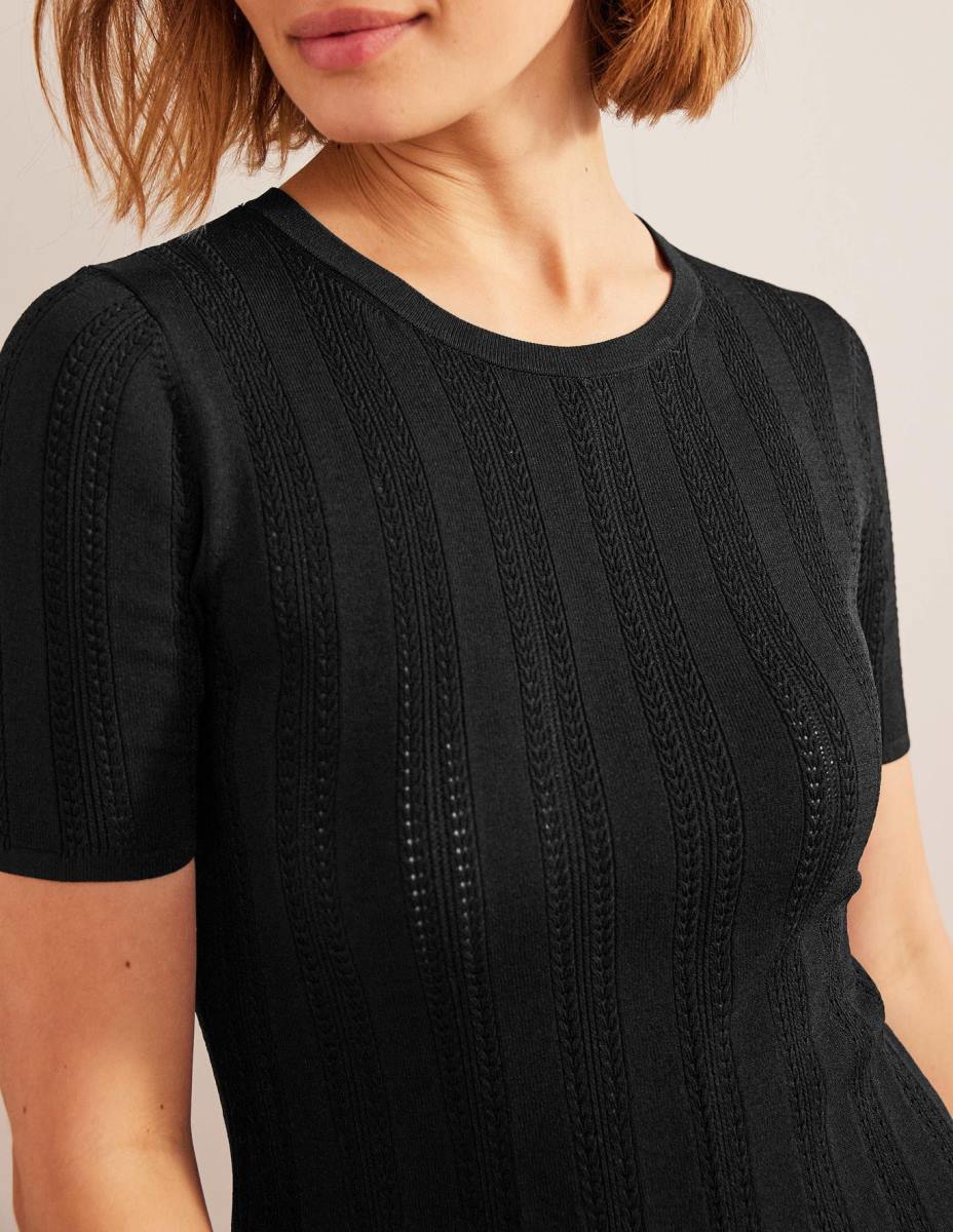 облекло Boden мини рокля с разширен шев черен Жени LL681137