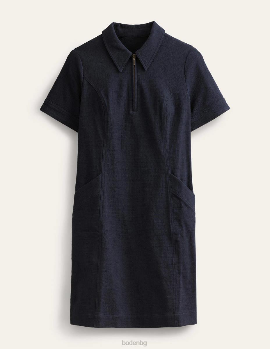 облекло Boden мини рокля с цип военноморски флот Жени LL681147