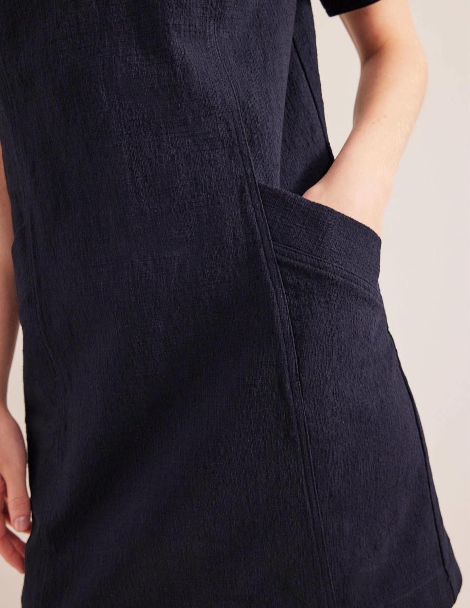 облекло Boden мини рокля с цип военноморски флот Жени LL681147