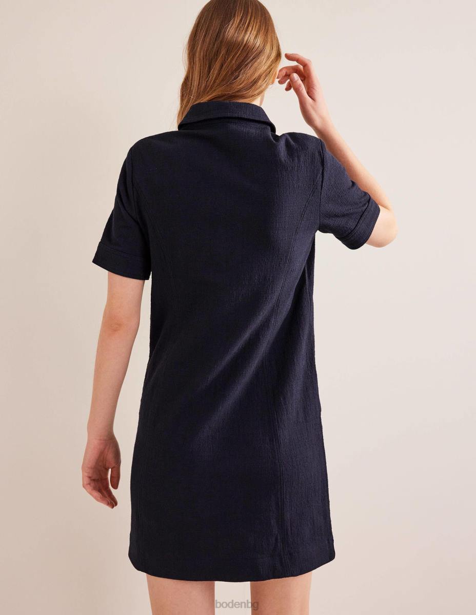 облекло Boden мини рокля с цип военноморски флот Жени LL681147