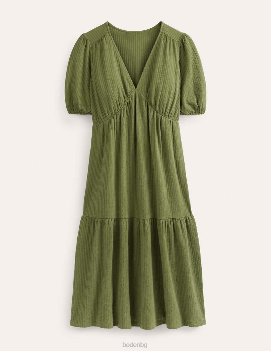 облекло Boden миди рокля от трико измито каки Жени LL681194