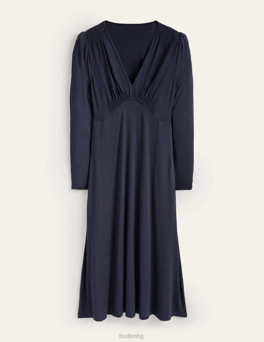 облекло Boden миди рокля от трико военноморски флот Жени LL681378