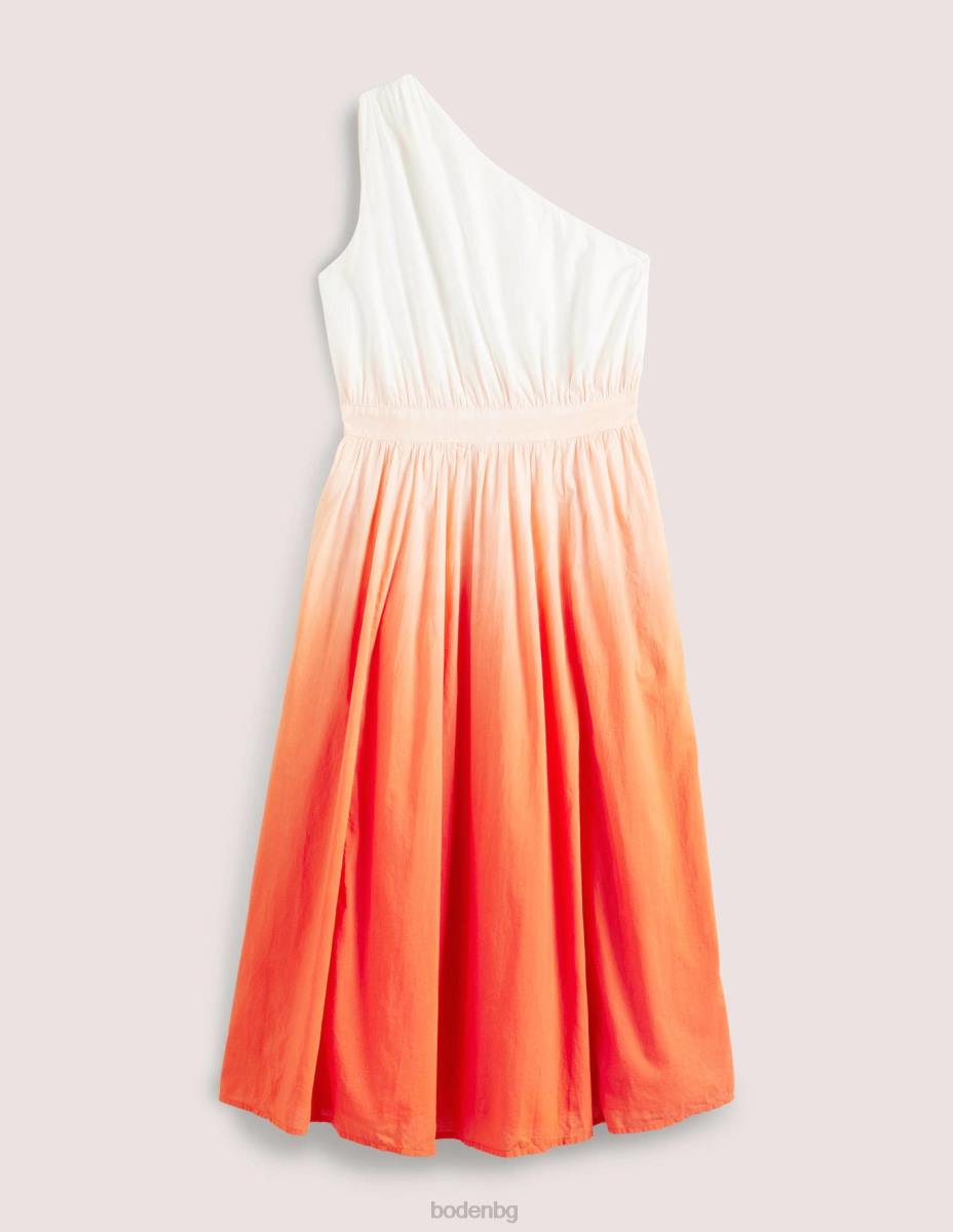 облекло Boden миди рокля с едно рамо боя за потапяне на петарда Жени LL681947