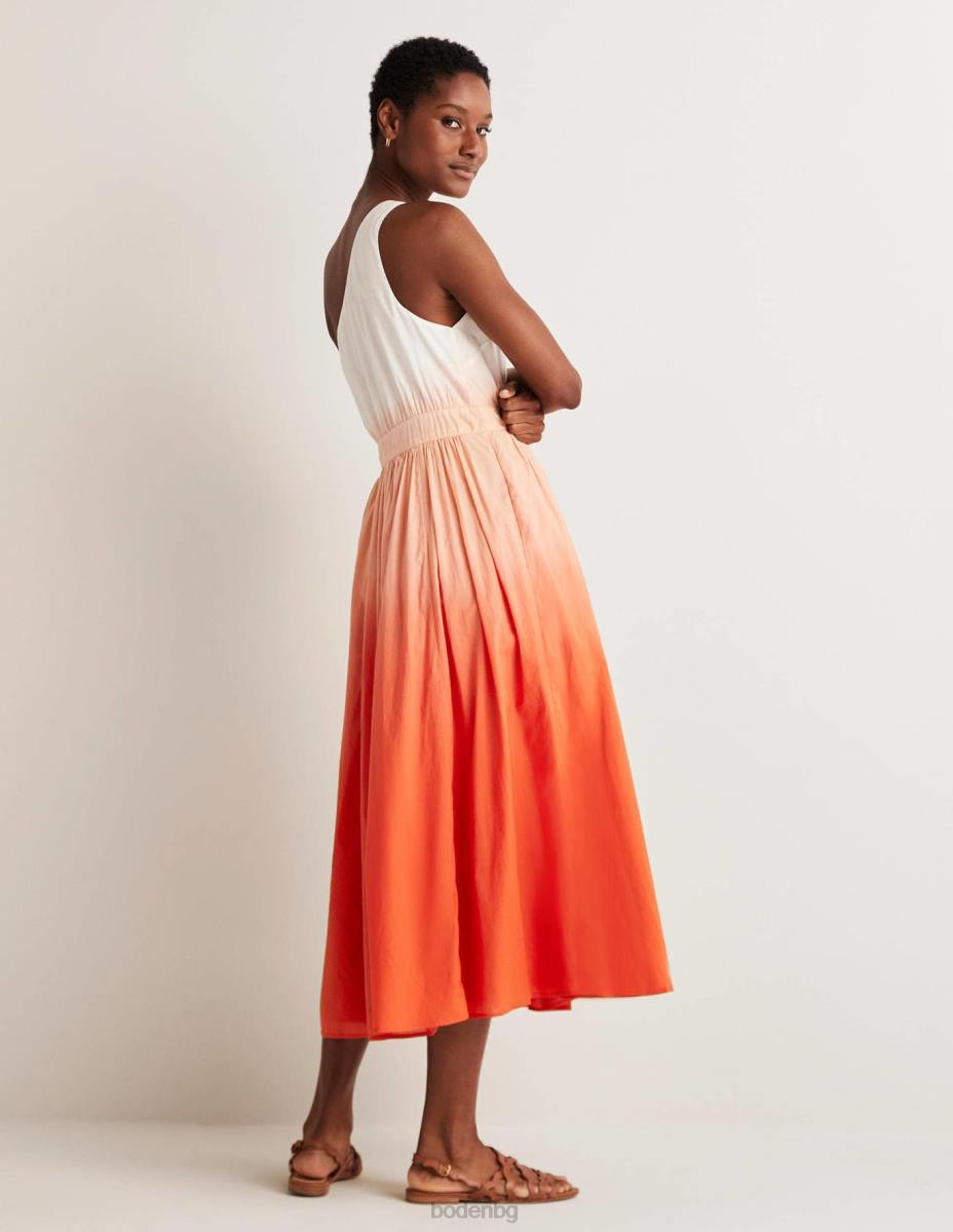 облекло Boden миди рокля с едно рамо боя за потапяне на петарда Жени LL681947