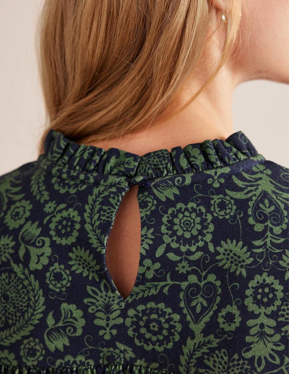 облекло Boden лесна рокля от трико с мини трико боб и тропически чар Жени LL682118