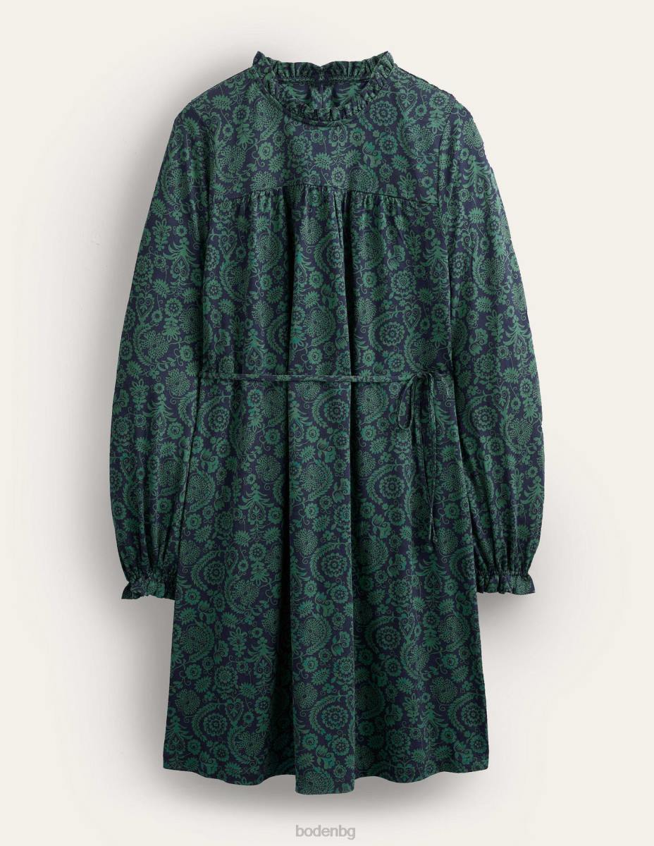 облекло Boden лесна рокля от трико с мини трико боб и тропически чар Жени LL682118