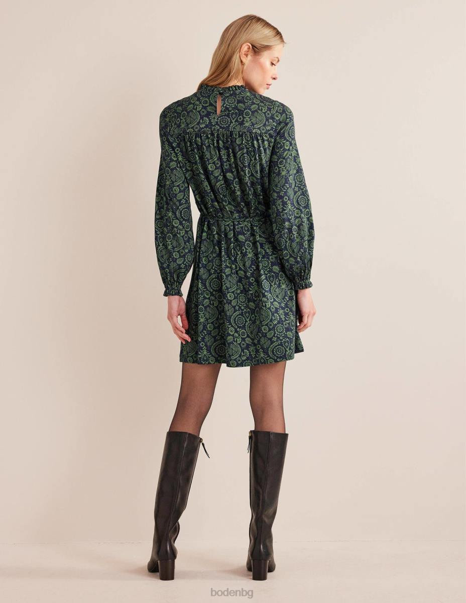 облекло Boden лесна рокля от трико с мини трико боб и тропически чар Жени LL682118