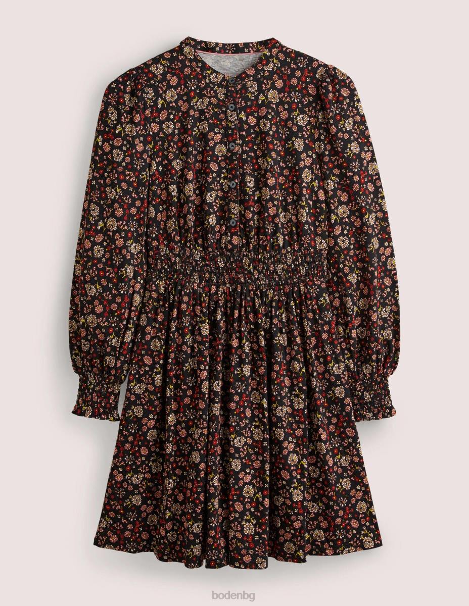 облекло Boden пушена рокля от трико ракетно червено и очарователен чар Жени LL682126