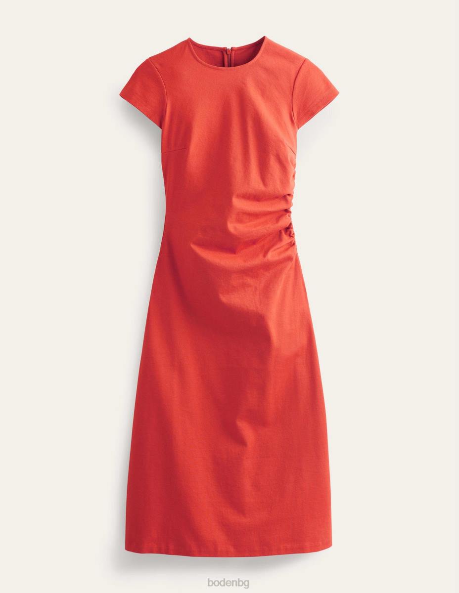 облекло Boden миди рокля от трико отстрани домат Жени LL682149