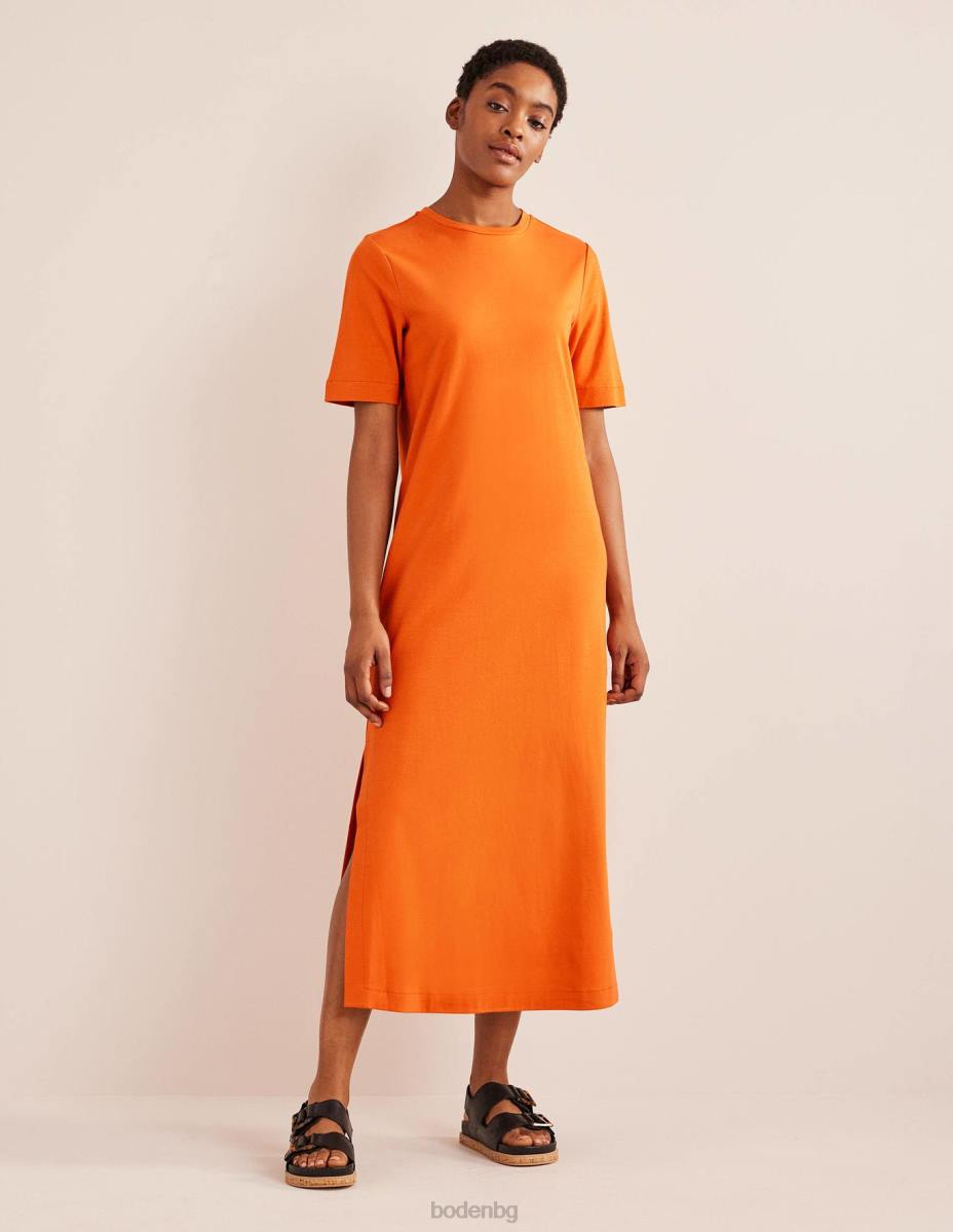 облекло Boden миди тениска от трико кумкуат Жени LL682246