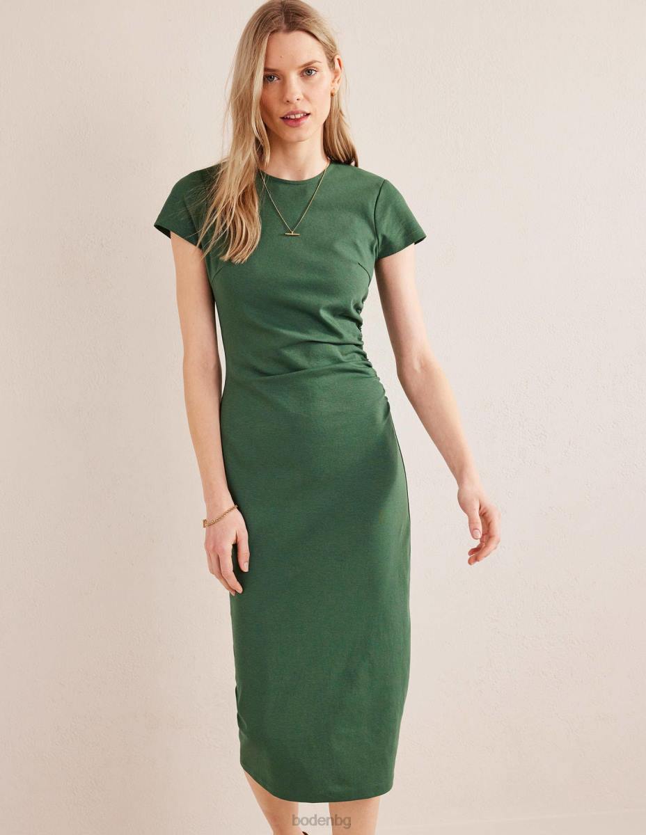 облекло Boden миди рокля от трико отстрани палмово листо Жени LL682471