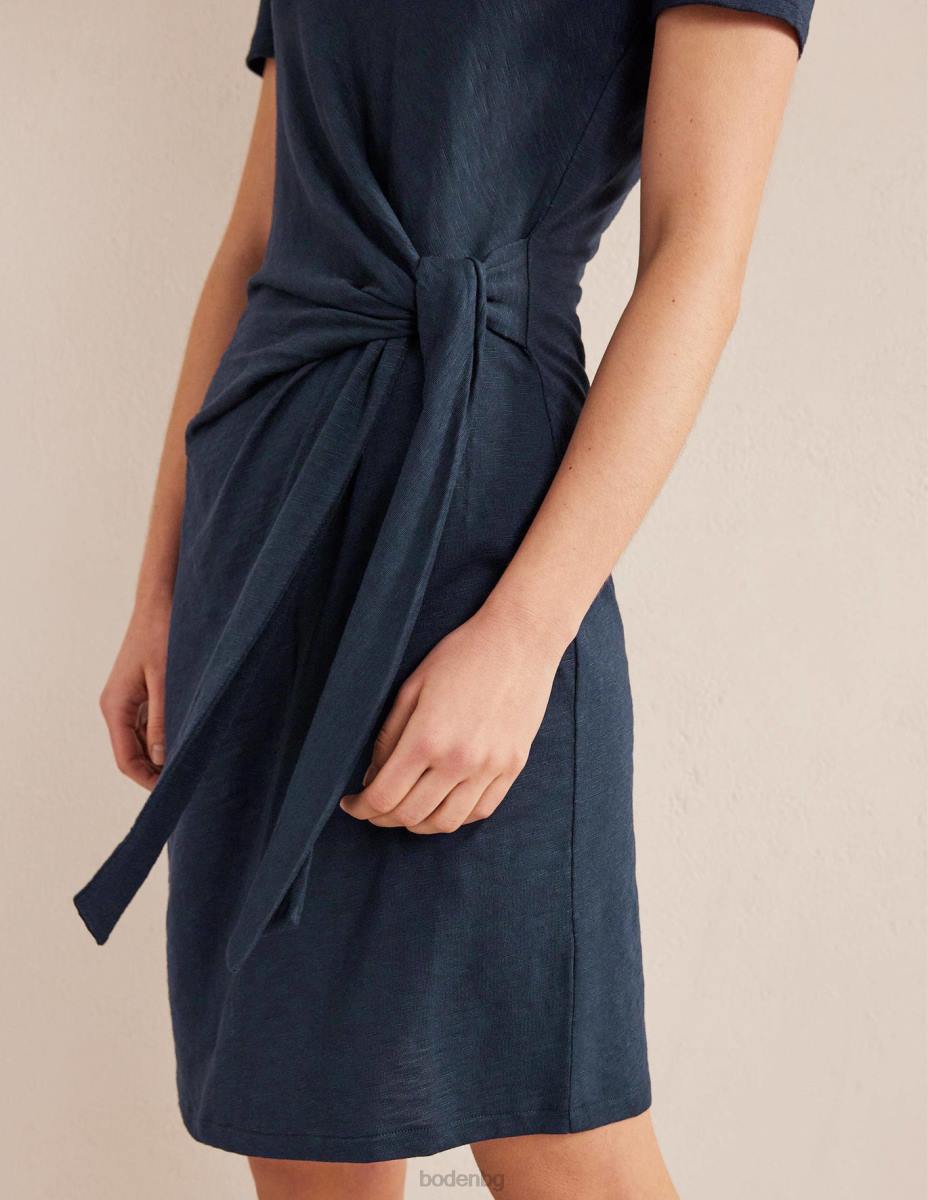 облекло Boden рокля от трико с възли отпред военноморски флот Жени LL682547