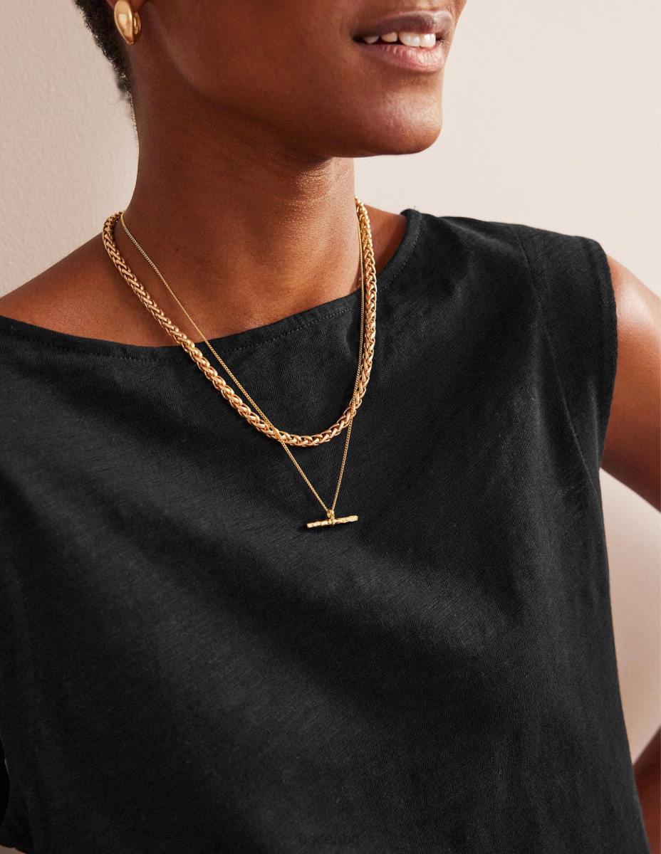 облекло Boden рокля от трико без ръкави черен Жени LL6835